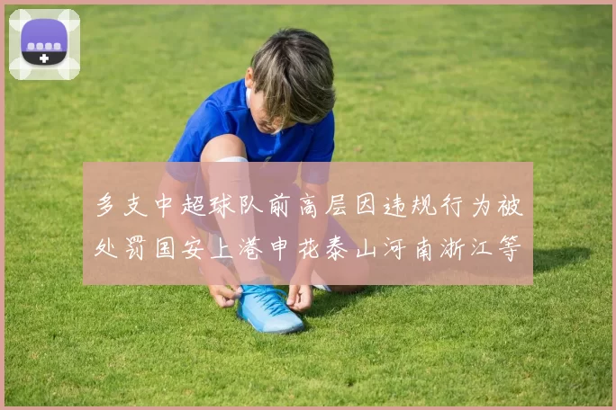 多支中超球队前高层因违规行为被处罚国安上港申花泰山河南浙江等队受影响